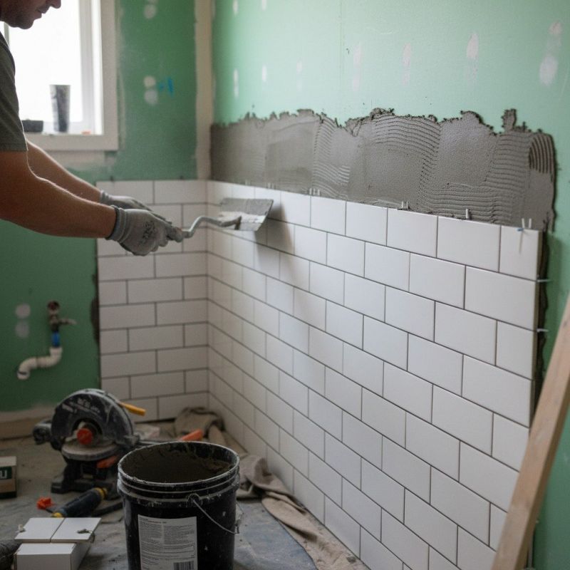 Subway Tile Installation